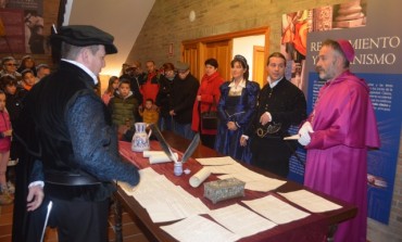 Fonz celebra este sábado su última visita teatralizada en torno a la figura  de Pedro Cerbuna, fundador de la Universidad de Zaragoza