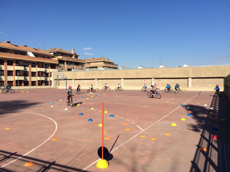 El Ayuntamiento de Barbastro vuelve a apostar por el programa Aula en bici, que llega a más de 750 alumnos