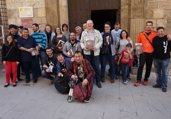 Convivencia en lengua aragonesa en las calles de Fonz