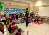 Actividades de la Policía Local con alumnado del colegio Pío XII