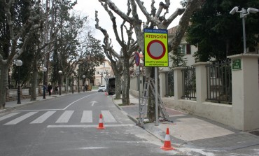 Refuerzo de la señalización de los accesos a la zona peatonal