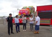 Visita del alcalde de Huesca al Recinto Ferial