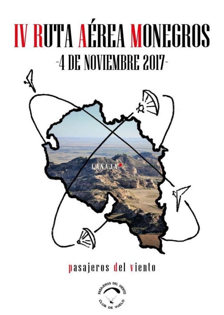 La IV Ruta Aérea de Los Monegros tendrá lugar este sábado, 4 de noviembre, con salida y llegada en Lanaja