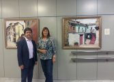 El alcalde de Huesca visita la exposición "Mi ciudad en la memoria"