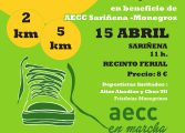 Plazo abierto para inscribirse a la V Carrera Solidaria en beneficio de la Asociación contra el Cáncer Sariñena-Monegros