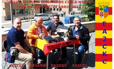 Participación del “Grupo Radioaficionados Cinca Medio” en la celebración del “Día de Aragón 2018”