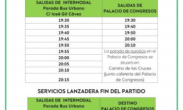 Servicio especial de autobuses al Estadio del Alcoraz para el partido SD Huesca-Real Betis