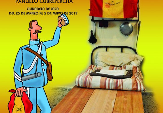 Exposición temporal “La Bandera del Soldado, el pañuelo mochilero y el pañuelo cubrepercha” en la Ciudadela de Jaca