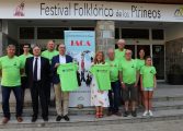 Los voluntarios del Festival Foklórico de los Pirineos, listos para sus semanas más intensas