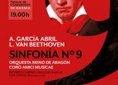 La Orquesta Reino de Aragón y el Coro Amici Musicae conmemoran en Huesca con la 9 Sinfonía de Beethoven los 25 años del Auditorio de Zaragoza