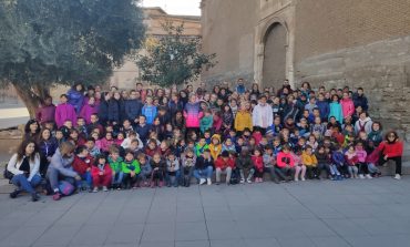 Más de 180 escolares participan en el encuentro del CRA El Trébol de San Esteban de Litera