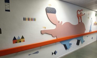 El área pediátrica del Hospital San Jorge de Huesca luce nueva decoración