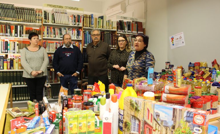 La Biblioteca Solidaria recoge 450 kilos de alimentos para Cáritas y Cruz Roja de Tamarite de Litera