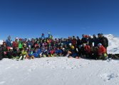 El equipo juvenil de esquí de montaña de la Federación Aragonesa de Montañismo abre la temporada en Cerler