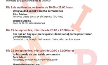 Primer ciclo de conferencias de la UIMP-Pirineos: La mala polarización