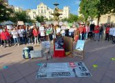 Cáritas Huesca celebra un acto para visibilizar el problema de la vivienda