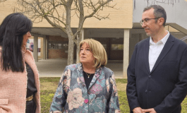 El IES Sierra de Guara de Huesca estrena nuevas aulas tras diez años con unas prefabricadas