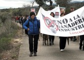 Más de 300 personas acudieron a la convocatoria de la Plataforma Loporzano SIN ganadería intensiva