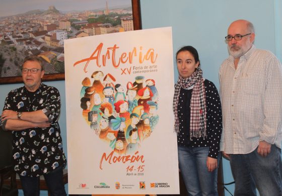 La montisonense Anabel Juste, autora del cartel anunciador de la XV Feria de Arte Contemporáneo ´Arteria´