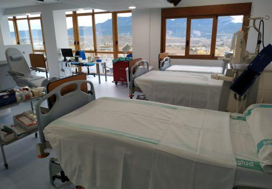 El Hospital de Jaca estrena una nueva Unidad de Hemodiálisis