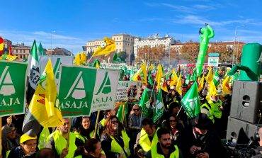 El campo aragonés se suma a las protestas en Madrid contra el acuerdo con Mercosur